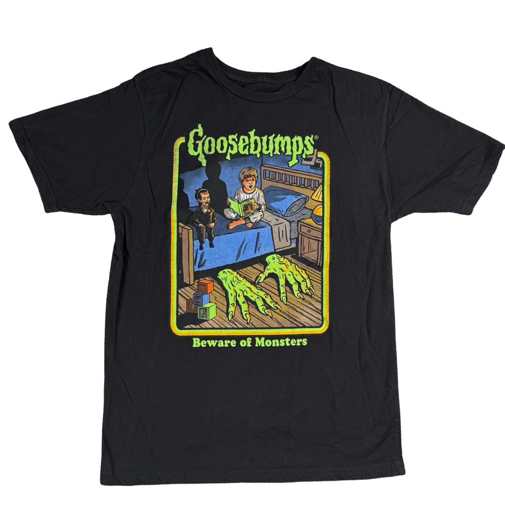 Goosebumps T Shirt VHS Bundle Beware‎ of Monsters Stay Out Basement - Picture 3 of 9